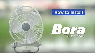 How to Install the Bora 3 Speed Marine and RV Fan [upl. by Htebarual]