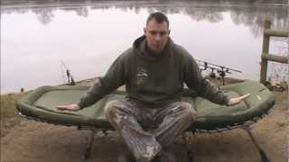 Tackle review  Cyprinus Memory Foam Bedchair [upl. by Nanek]