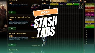 Stash Tabs In Path Of Exile [upl. by Anwahsiek]