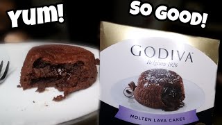 GODIVA MOLTEN LAVA CAKES  RECIPE [upl. by Edsel]