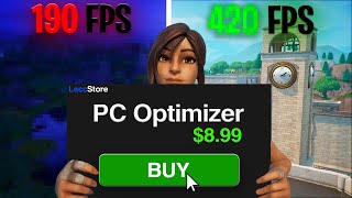 I Bought a PC Optimizer to Boost my FPS in Fortnite [upl. by Aliekat260]