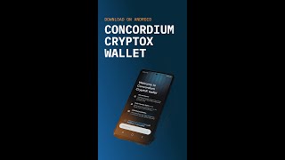 Easy Guide Setting Up Your Concordium CryptoX Wallet on Android in Minutes short [upl. by Mackoff]