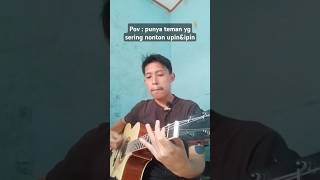 Bongkar x lagu damai guitar fingerstyle guitarcover guitarchords hiburan ngakak lucu short [upl. by Margret734]