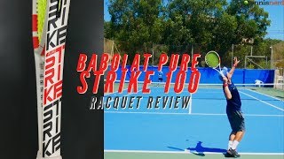 Babolat Pure Strike 100 2019 Racquet Review [upl. by Adnim]