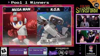 Freaks Starstorm Regional Singles WINNERS POOLS  petebr0 Megaman vs Pat TwentyTou ROB [upl. by Diane-Marie770]