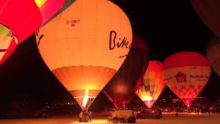 Ballonglühen im Urlaubsort Inzell 2024 [upl. by Roselane667]