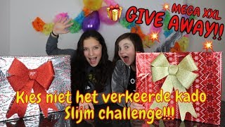 KIES NIET HET VERKEERDE CADEAU SLIJM CHALLENGE met CHIARA  400K GIVEAWAY [upl. by Aenat509]