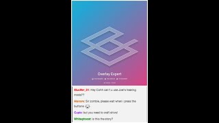 Lets add a Chat Overlay using the Twitch Extension Overlay Expert twitch [upl. by Cuttie619]