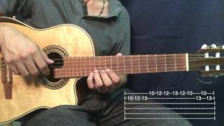 El Reloj  Los Panchos TutorialCover Guitarra Requinto [upl. by Annavaig362]