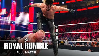 FULL MATCH  Brock Lesnar vs John Cena vs Seth Rollins Royal Rumble 2015 [upl. by Asselim]