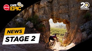 NEWS  STAGE 2  2024 Absa Cape Epic [upl. by Barnebas5]