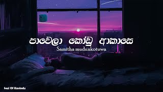 Pawela Kodu Akase පාවෙලා කෝඩු ආකාසෙ Lyrics  Samitha Mudunkotuwa [upl. by Nolava]