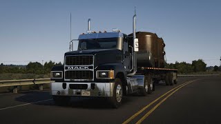 ATS Mack Pinnacle  Woodward OK to Dalhart TX  Pressure Tank 45980lb [upl. by Meedan323]