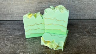 Cold Process Soap Making “Jade Breeze” [upl. by Roath]