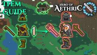 Aethric  Item and Gear Beginner Guide quality rarity levelling gear [upl. by Asilaj124]