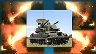 9K22 Tunguska  9К22 Тунгуска Self Propelled Anti Aircraft Vehicle [upl. by Marthena]