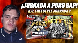 🔴REACCIÓN en VIVO JORNADA 7 KO FRESTYLE II COLOSO vs AIRON II FILÓSOFO vs KEN ZINGLE [upl. by Northrop]