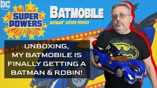 McFarlane Super Powers Batmobile with Batman and Robin Wave 5 Unboxing [upl. by Spatz]