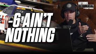 Denny Hamlin Reacts to Carnage at The Glen and If His Dog Is A Playoff Curse [upl. by Cooke]