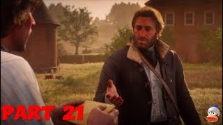 RED DEAD REDEMPTION 2 Playthrough Part 21  Beau Grays Letter RDR2 [upl. by Atirrehs]