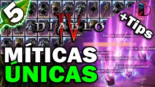 COMO Conseguir MÍTICAS Uber ÚNICAS T5 Diablo 4 [upl. by Ivah]