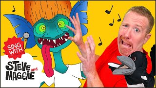 Funny Monsters Song for Kids  Songs for kids  Sing with Steve and Maggie [upl. by Eiramnna]