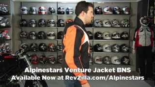 Alpinestars Venture Jacket BNS Review at RevZillacom [upl. by Ahsitan]