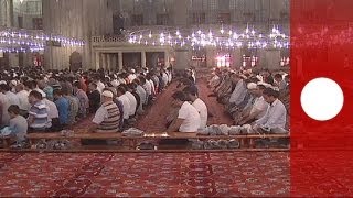 Muslims start observing Ramadan with fasting and prayer [upl. by Giacamo]