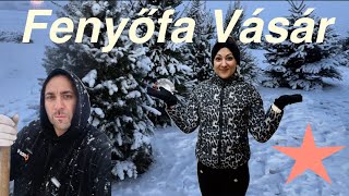 FENYŐFA VÁSÁRLÁS❄️🌲VLOG❄️🌲❄️🌲❄️🌲🌟🌟🌟 [upl. by Aramac520]