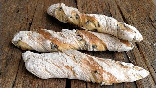 PANE RUSTICO ALLE OLIVE fatto in casa [upl. by Dielle]