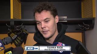 Tuukka Rask on the Bruins preparing for the Stanley Cup Playoffs [upl. by Irtemed]