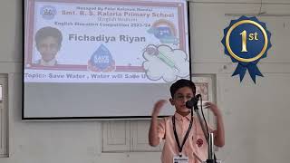 Grade 2 Elocution Competition Smt RSKP English Medium [upl. by Acirtal600]