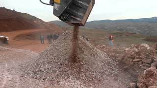 MB crusher bucket BF1204 in Turkey [upl. by Tioneb]