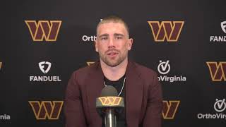 New Washington Commanders TE Zach Ertz Meets the Media [upl. by Kravits676]