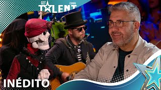 El HOMBRE ORQUESTA que toca rodeado de títeres muertos ¡espeluznante  Inéditos  Got Talent 2023 [upl. by Ramilahs]