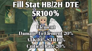 Fill Stat Halberd2H DTE 100 Sr Toram Online Indonesia [upl. by Dru]