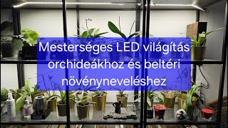 Mesterséges LED világítás orchideákhoz és minden beltéri növényhez egyszerűen [upl. by Sire]