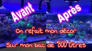 Tuto Comment Faire ou refaire le décor d’un aquaium Marin Et les préconisations [upl. by Arnst]