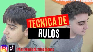 Técnica de Rulos Permanente en cabello corto lacio cambio de look [upl. by Amis]