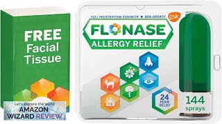 Flonase Allergy Relief Nasal Spray 24Hour NonDrowsy MultiSymptom Relief – 144 Sprays Review [upl. by Eustacia]