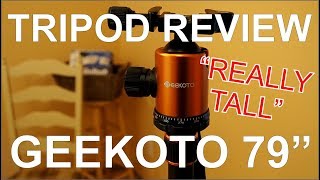 GEEKOTO 79IN CARBON TRIPOD REVIEW  CHEAP CARBON FIBER TRIPODS [upl. by Fem]