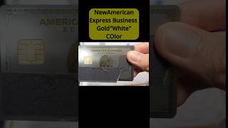 New American Express White Gold Color [upl. by Ardnossak]