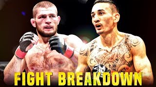 Khabib VS Holloway Fight Breakdown  UFC 223 [upl. by Ahsiuqel]