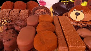 ASMR MUKBANG｜DUBAI CHOCOLATE PARTY ICE CREAM MOCHI TICO CAKE 이웃집 통통이 두바이 초콜릿 아이스크림 케이크 초코떡 먹방 [upl. by Naahs]