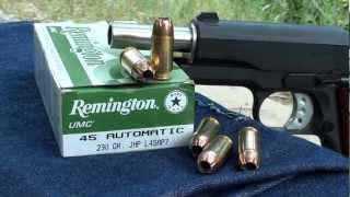 Remington 45acp 230gr JHP UMC Ballistic Gel Test [upl. by Schwab]