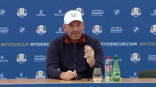 Ryder Cup Captain Thomas Bjørn – LIVE from Le Golf National [upl. by Eicram]