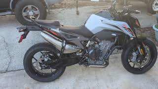 2024 KTM Duke 790 Stock Exhaust Note [upl. by Trebbor]