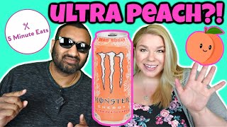 Monster Energy Ultra Peachy Keen Zero Sugar Review [upl. by Blinnie]