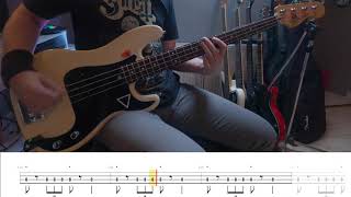 Ghost  Infestissumam  Per Aspera Ad Inferi  Bass Cover with tab [upl. by Nirrej]