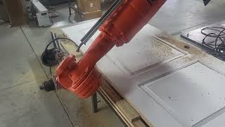 Kuka door milling test [upl. by Monaco]